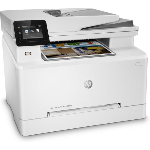 HP 7KW74A (MFP M283FDN) LaserJet Pro Scanner + Photocopy + Fax + Multifunction Color Laser Printer