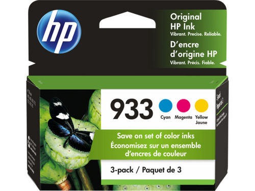 HP N9H56FN (933) 3'lü Paket Renkli Orjinal Kartuş - OfficeJet 6100