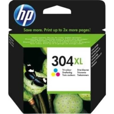 HP N9K09AE (304XL) Renkli Orjinal Kartuş - Deskjet 2620 - 2