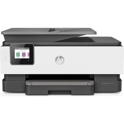HP - HP 1KR64B (Pro 8023) Officejet + Photocopy + Fax + Scanner + Wifi + Dublex Inkjet Printer 