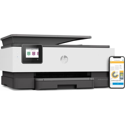 HP 1KR64B (Pro 8023) Officejet + Photocopy + Fax + Scanner + Wifi + Dublex Inkjet Printer 