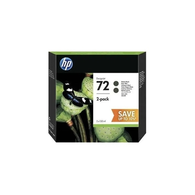 HP 72 P2V33A Mat Siyah Orjinal Kartuş - DesignJet T610 (C9403A) (2'li Paketten Bölme) - HP