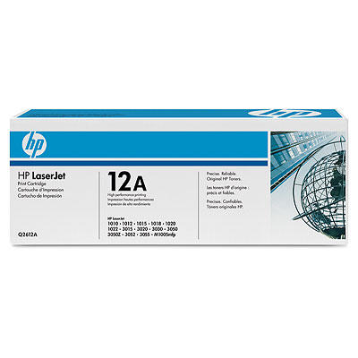 HP - HP Q2612A (12A) Siyah Orjinal Toner - Laserjet 1010 (B) (T8059)