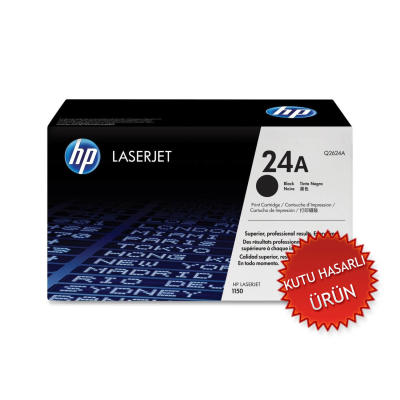 HP - HP Q2624A (24A) Siyah Orjinal Toner - Laserjet 1150 (C) (T9218)