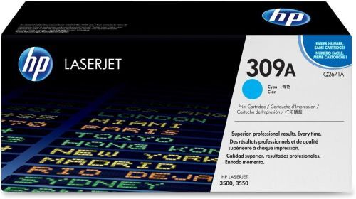 HP Q2671A (309A) Cyan Original Toner - LaserJet 3700 - 3