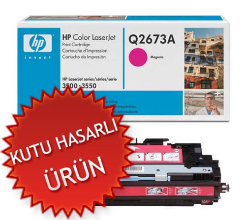 HP Q2673A (309A) Kırmızı Orjinal Toner - LaserJet 3700 (C) (T8258)