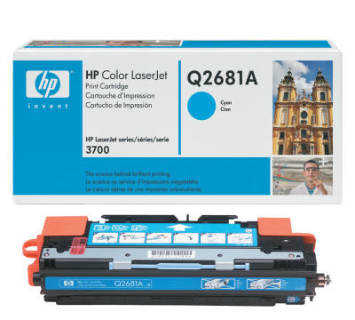 HP - HP Q2681A (311A) Cyan Original Toner - LaserJet 3700 (B)
