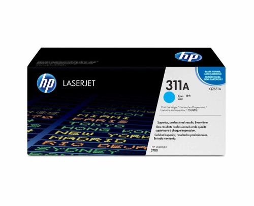 HP Q2681A (311A) Mavi Orjinal Toner - LaserJet 3700 (T8238)