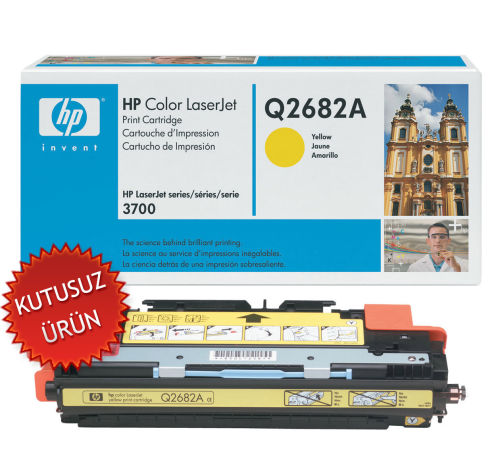 HP Q2682A (311A) Sarı Orjinal Toner - LaserJet 3700 (U) (T8245)