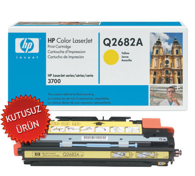 HP - HP Q2682A (311A) Yellow Original Toner - LaserJet 3700 (Without Box)