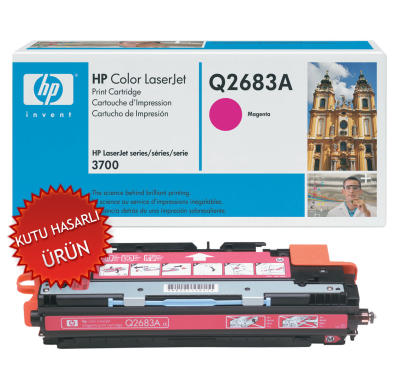 HP - HP Q2683A (311A) Magenta Original Toner - LaserJet 3700 (Damaged Box)