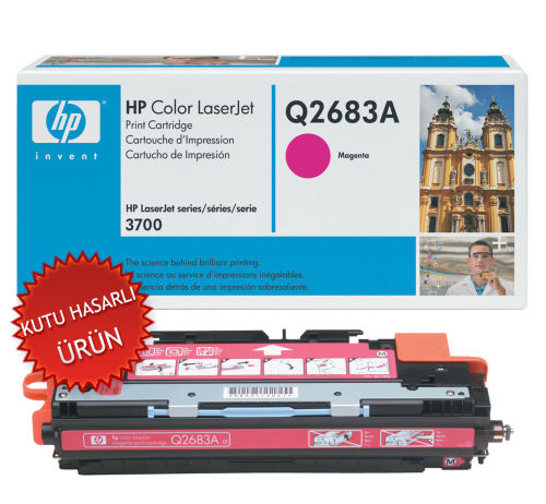 HP Q2683A (311A) Magenta Original Toner - LaserJet 3700 (Damaged Box)