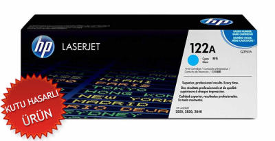 HP - HP Q3961A (122A) Mavi Orjinal Toner - LaserJet 2550 (C) (T8211)