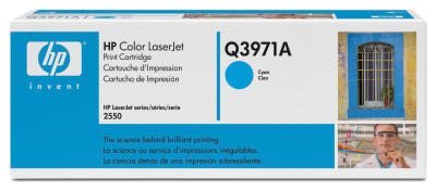 HP - HP Q3971A (123A) Mavi Orjinal Toner - LaserJet 2550 (B) (T8156)