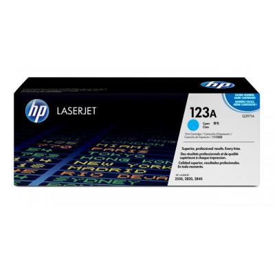 HP - HP Q3971A (123A) Mavi Orjinal Toner - LaserJet 2550 (T8159)