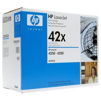 HP - HP Q5942X (42X) Siyah Orjinal Toner - Laserjet 4250 (B) (T4797)