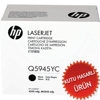 HP - HP Q5945YC (45A) Black Original Toner - LaserJet 4345 (Damaged Box)