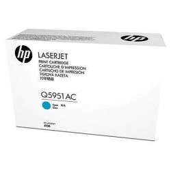 HP Q5951AC Cyan Original Toner - Laserjet 4700 - HP