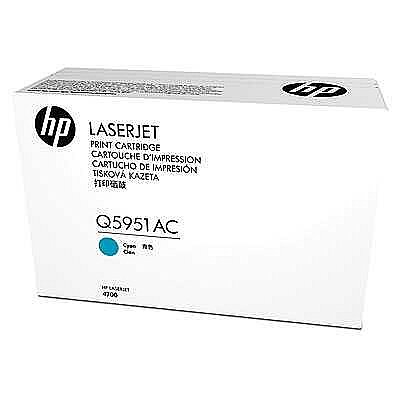 HP Q5951AC Cyan Original Toner - Laserjet 4700 - 1