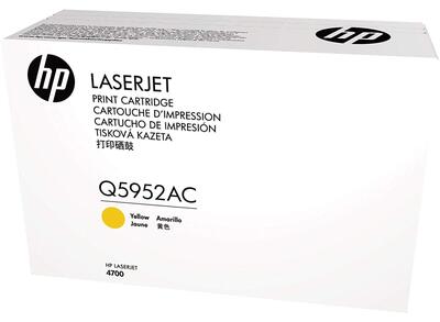 HP Q5952AC Yellow Original Toner - Laserjet 4700 - HP