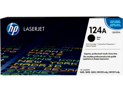 HP - HP Q6000A (124A) Siyah Orjinal Toner - Laserjet 1600 (T9404)