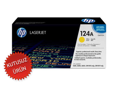 HP - HP Q6002A (124A) Sarı Orjinal Toner - Laserjet 1600 (U) (T10977)
