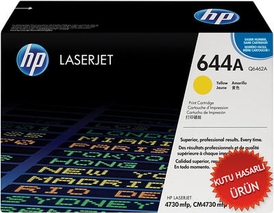 HP - HP Q6462A (644A) Sarı Orjinal Toner - CM4730 (C) (T13561)