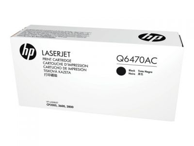 HP Q6470AC (501A) Siyah Orjinal Toner - Laserjet 3600 (T4437)