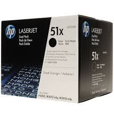 HP - HP Q7551XD (51X) Siyah 2li Paket Orjinal Toner - LaserJet 3005 (T4554)