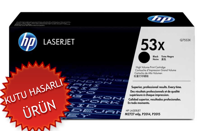 HP - HP Q7553X (53X) Black Original Toner - LaserJet P2014 (Damaged Box)