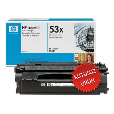 HP - HP Q7553X (53X) Black Original Toner - LaserJet P2014 (Without Box)