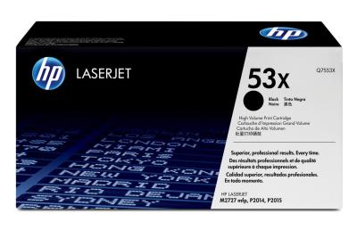 HP - HP Q7553X (53X) Black Original Toner - LaserJet P2014