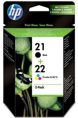 HP SD367AE (21/22) Dual Pack Original Cartridge - PSC1400 / PSC1401 - HP