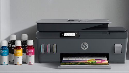 HP 1TJ09A Smart Tank 515 + Photocopy + Scanner + Wifi + Airprint + Multifunctional Tank Printer