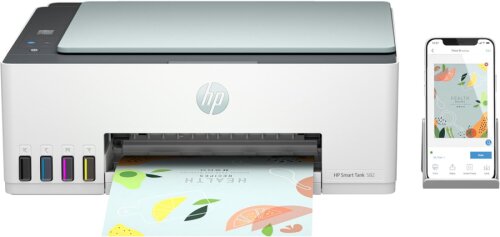 HP Smart Tank 582 (4A8D6A) Fotokopi + Tarayıcı + Wi-Fi + AirPrint Renkli Tanklı Yazıcı - 6
