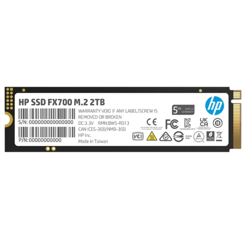 HP Ssd FX700 2TB Nvme M.2 7200MB/s-6200MB/s SSD (PlayStation 5 Uyumlu) (8U2N5AA) - 1