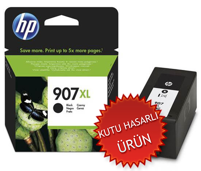 HP - HP T6M19AE (907XL) Siyah Orjinal Kartuş Yüksek Kapasite - OfficeJet 6960 (C)
