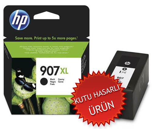 HP T6M19AE (907XL) Siyah Orjinal Kartuş Yüksek Kapasite - OfficeJet 6960 (C)
