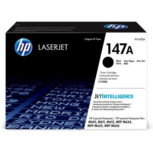 HP W1470A (147A) Siyah Orjinal Toner - LaserJet M610dn (T17204) - 2