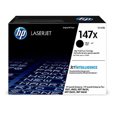 HP W1470X (147X) Black Original Toner High Capacity - M610 /M611X / M611DN - 2
