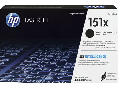 HP W1510X (151X) Black Original Toner - Pro 4003 / 4103 - HP