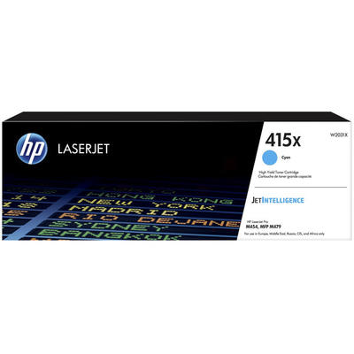 HP W2031X (415X) Mavi Orjinal Toner Yüksek Kapasite - Laserjet Pro M454 / M479 (T11312) - HP