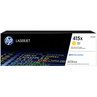 HP W2032X (415X) Yellow Original Toner High Capacity - Laserjet Pro M454 / M479 - HP