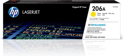 HP W2112A (206A) Sarı Orjinal Toner - M255dw / M283fdw - HP