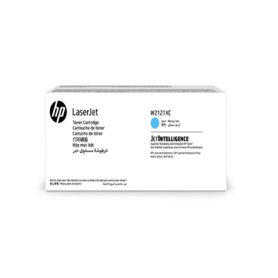 HP W2121XC (212X) Cyan Original Toner High Capacity - M554dn / M555dn - HP