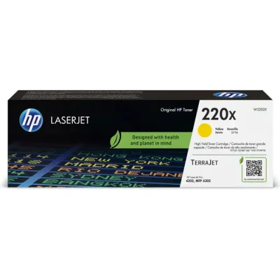 HP W2202X (220X) Sarı Orjinal Toner Yüksek Kapasiteli - LaserJet Pro 4202dn - HP