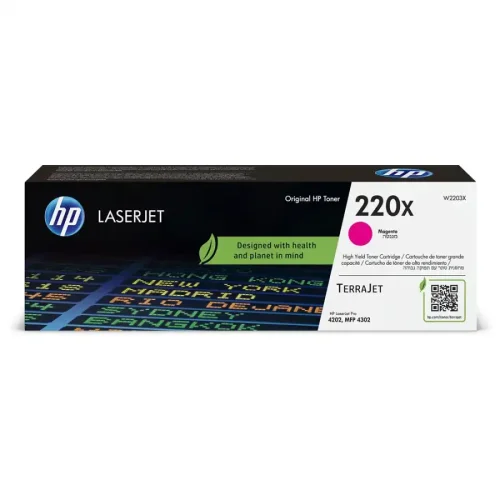 HP W2203X (220X) Kırmızı Orjinal Toner Yüksek Kapasiteli - LaserJet Pro 4202dn - 1