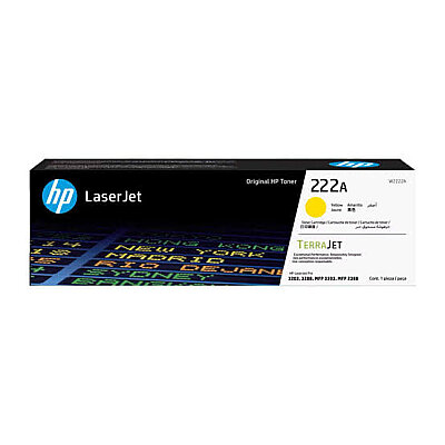 HP W2222A (222A) Yellow Original Toner - LaserJet Pro 3201 - HP