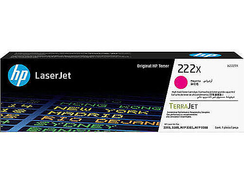 HP W2223X (222X) High Capacity Magenta Original Toner - LaserJet Pro 3201 - 2