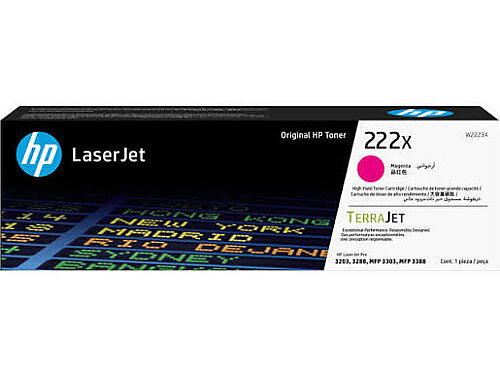 HP W2223X (222X) Yüksek Kapasite Kırmızı Orjinal Toner - LaserJet Pro 3201 - 1